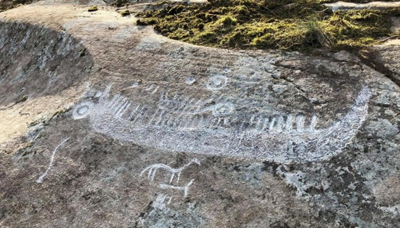 pre-viking ship rock art
